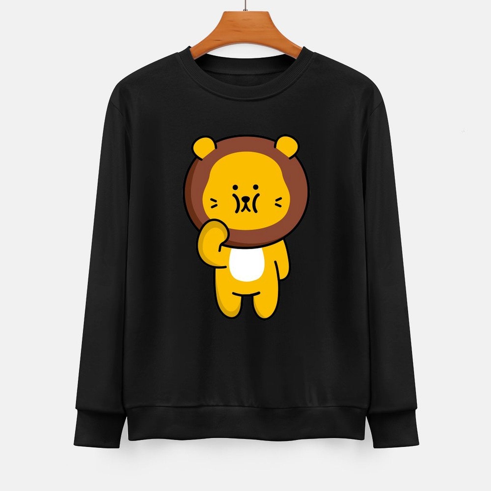 Front Patterned Long Sleeve TopBatch-Printed Original